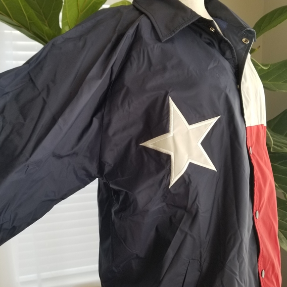 Tiger Hill Texas Flag Windbreaker Jacket size XL - Picture 5 of 10